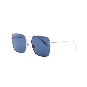 NWT Dior Gold Frame Blue Lens oversize Sunglasses